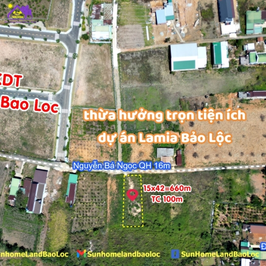 Chính chủ bán ĐẤT BIỆT THỰ tại TP Bảo Lộc