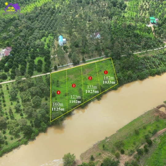 Đất Biệt Thự RiverSide tại thôn 7 Lộc Thành Bảo Lộc