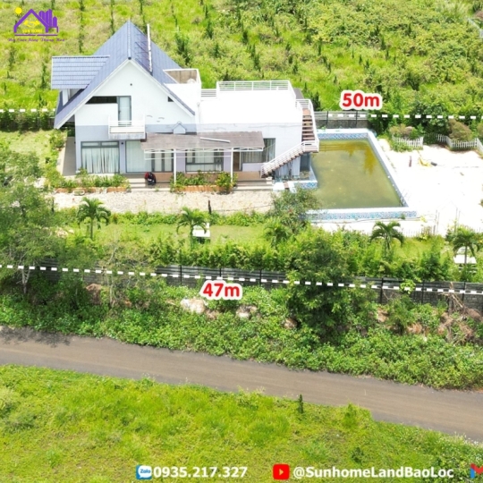 Biệt thự nghỉ dưỡng 924m2 sẵn hồ bơi kết nối cao tốc chỉ 1km tại Đambri Bảo Lộc